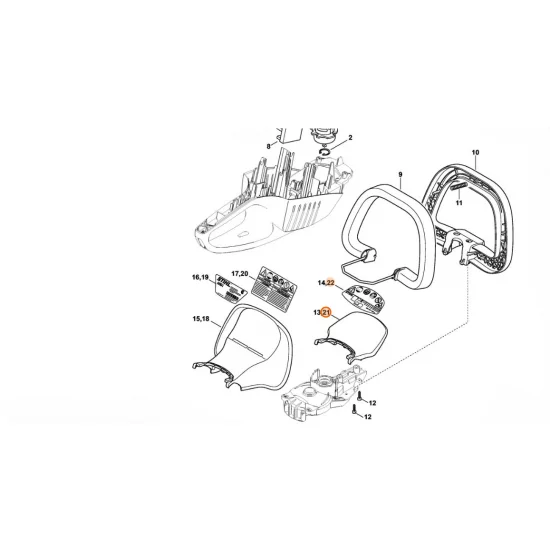 STIHL   Osłona dłoni HSA 66 4851 790 9109